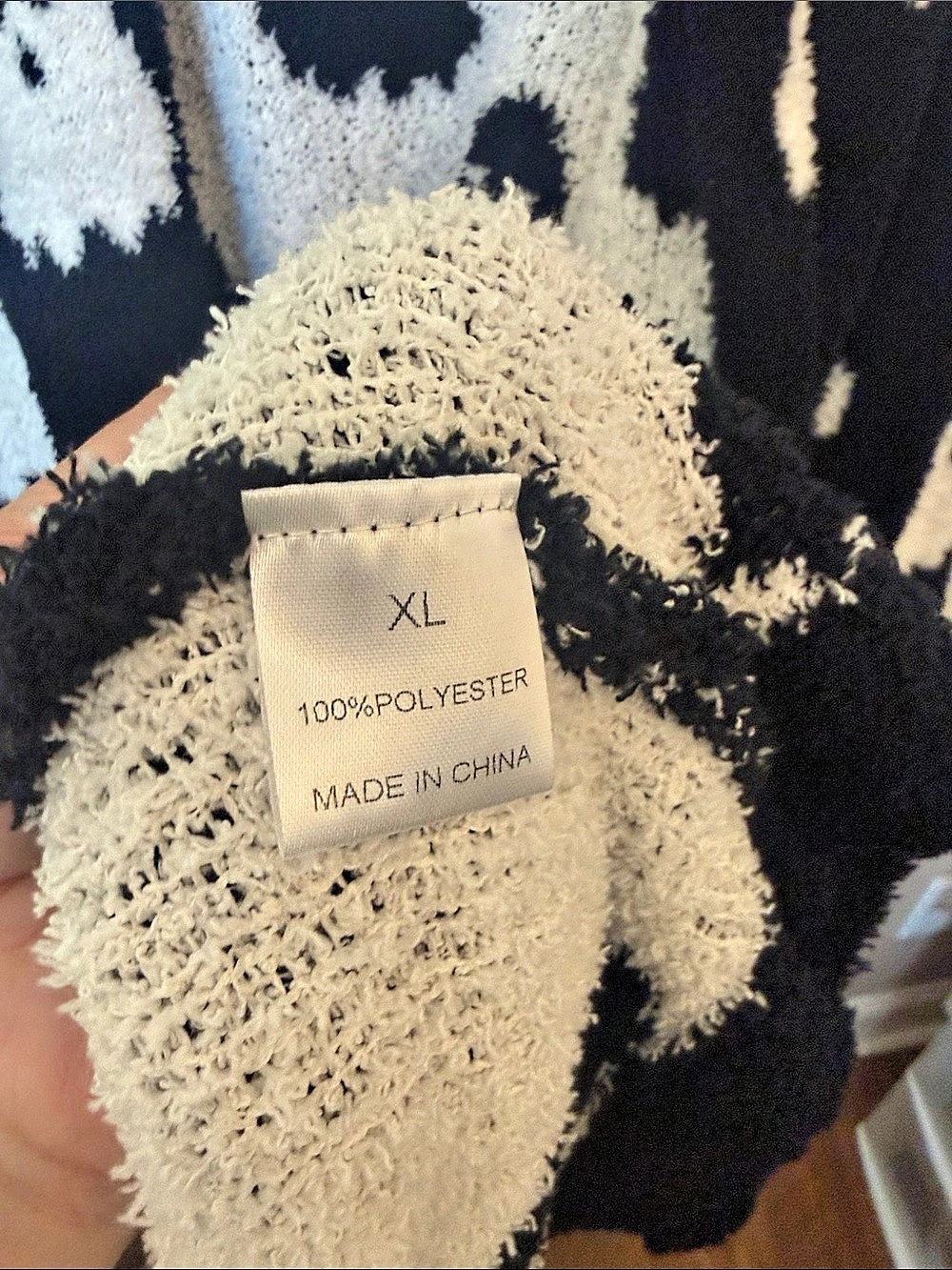 birdie Ghost Cardigan Black & White XL - Picture 5 of 8